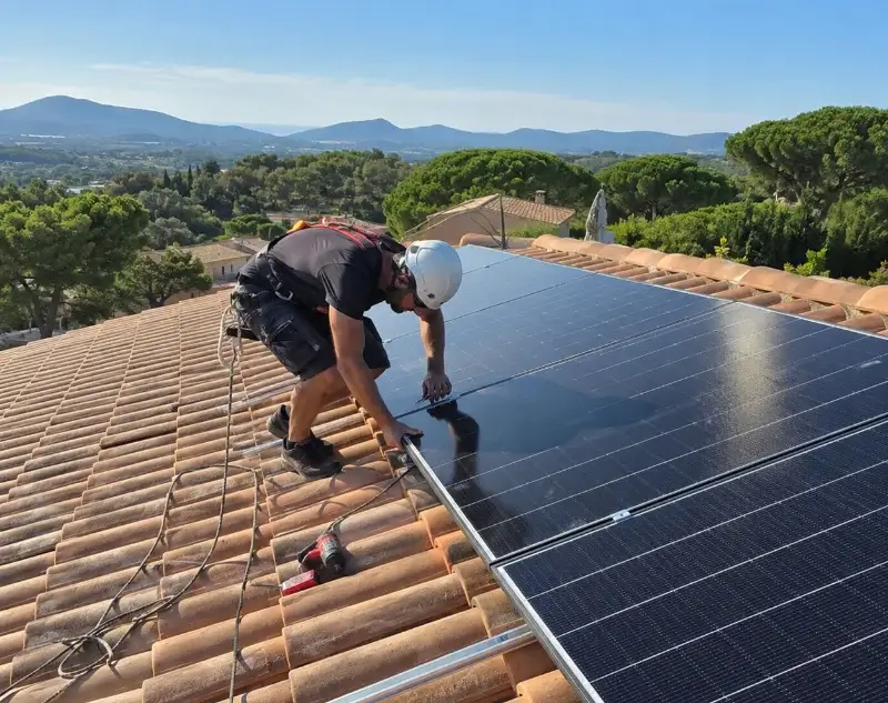 Installateur panneaux solaires Bandol — pose photovoltaïque sur toiture