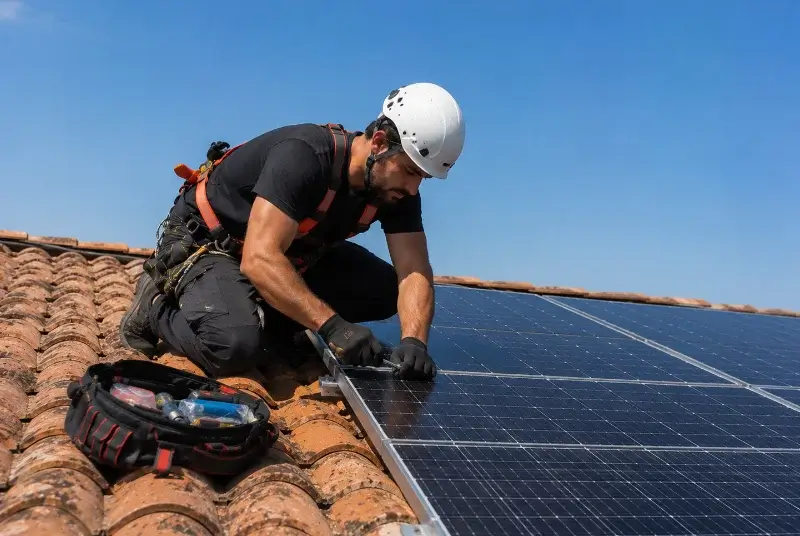 Maintenance et monitoring de panneaux solaires à Bandol